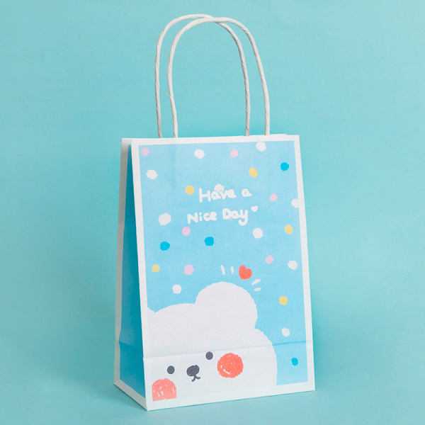 Paket podarochnyy Yokee Bear 33*25sm