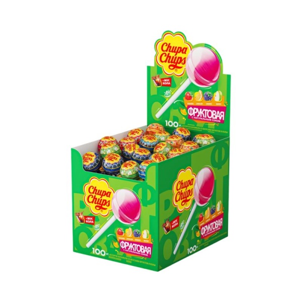 Ledenets Chupa Chups frukty/kola 12g