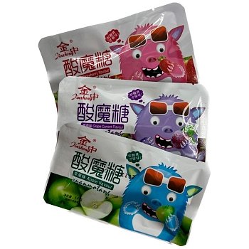 Конфеты Jinzhong Кислый Призрак Фруктовый 14г