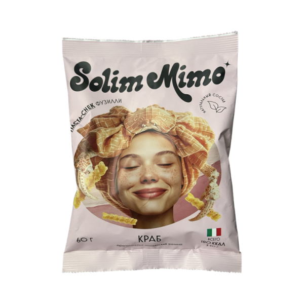 Snek Solim Mimo pshenichnyy so vkusom kraba 60g