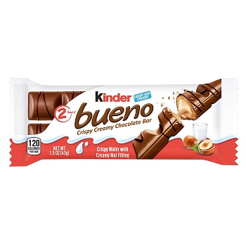 Вафельный батончик Kinder bueno 43г