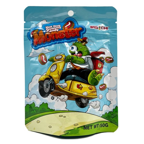 Zhevatelnye konfety Wisichi Monster Khot dog 50g
