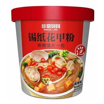 Лапша с морепродуктами BeiBei Special Love пряная 191г