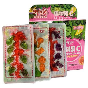 Мармелад Wangzai Веточки фруктовый микс 18г