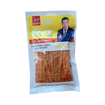 Соевое мясо YuiYinLong острое с кунжутом и специями 172г