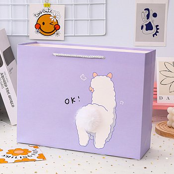 Пакет подарочный Yokee Y-0689 Лама 19,5*14,5см