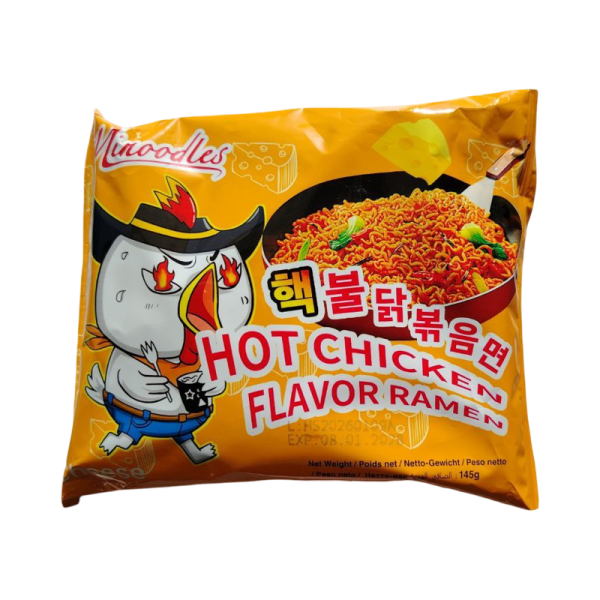 Lapsha Minoodles Flavor Ramen so vkusom ostroy kuritsy s syrom 145g