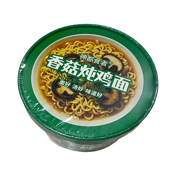 Лапша LeiQia со вкусом курицы с грибами 117г