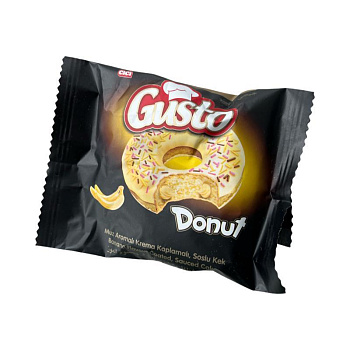 Кексы Gusto с начинкой банан 35г