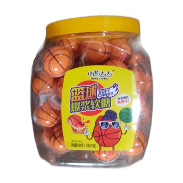 Konfety zhevatelnye Deer DaDa s nachinkoy basket myachi 18g