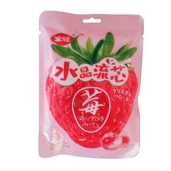 Конфеты жевательные Golden Crown Клубника 21г