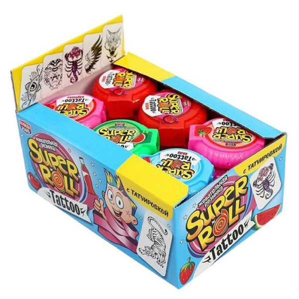 Zhevatelnaya rezinka Kandi Klab Suoer Roll Tattoo 12g