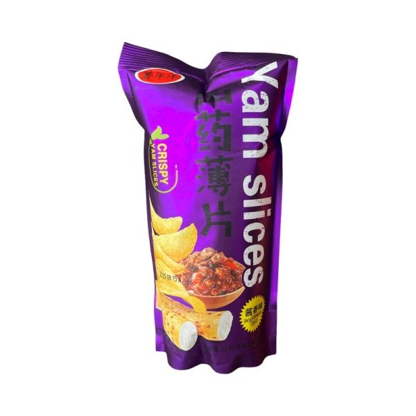 Chipsy ShuYangyang Yam Slices so vkusom aziatskogo sousa 33g