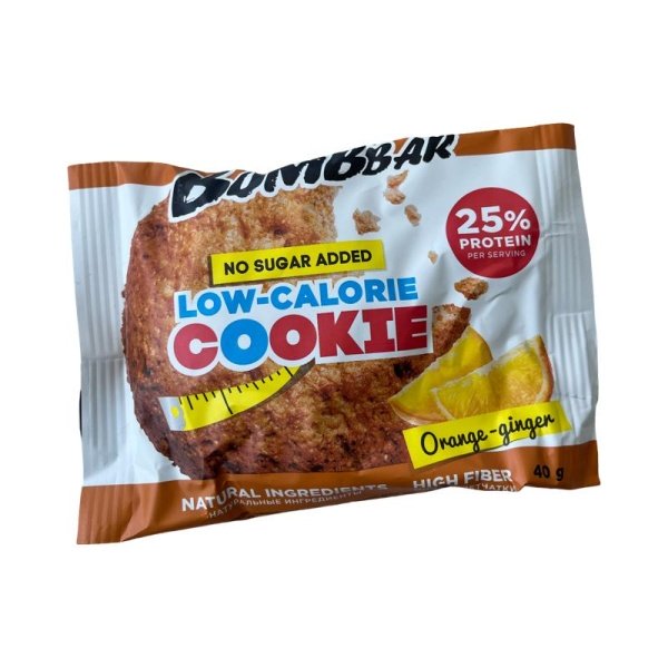 Pechene Bombbar neglazirovannoe so vkusom apelsina i imbirya 40g