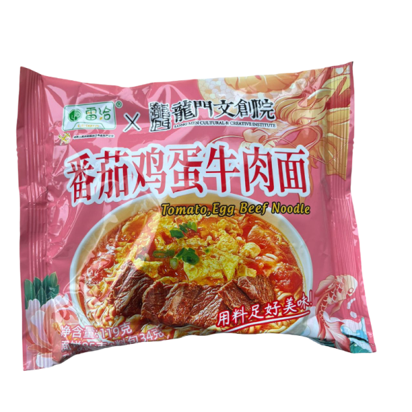 Lapsha LeiQia Drakon so vkusom govyadiny v tomatnom souse i yaytsom 119g