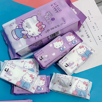 Салфетки влажные Snax Hello Kitty 8шт
