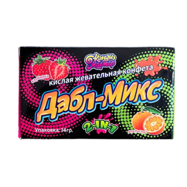 Zhevatelnaya konfeta Kandi master dabl-miks 14g
