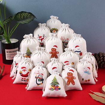 Мешок подарочный Snax Merry Christmas 10х14 SX-02