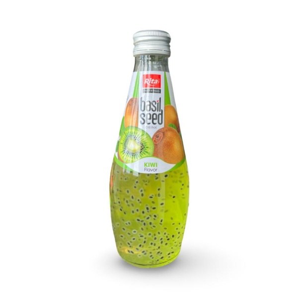 Napitok RITA s sokom kivi i semenami bazilika 290ml