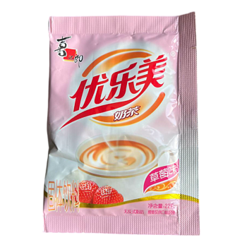 Чай Youlemei молочный с клубничным вкусом 22г