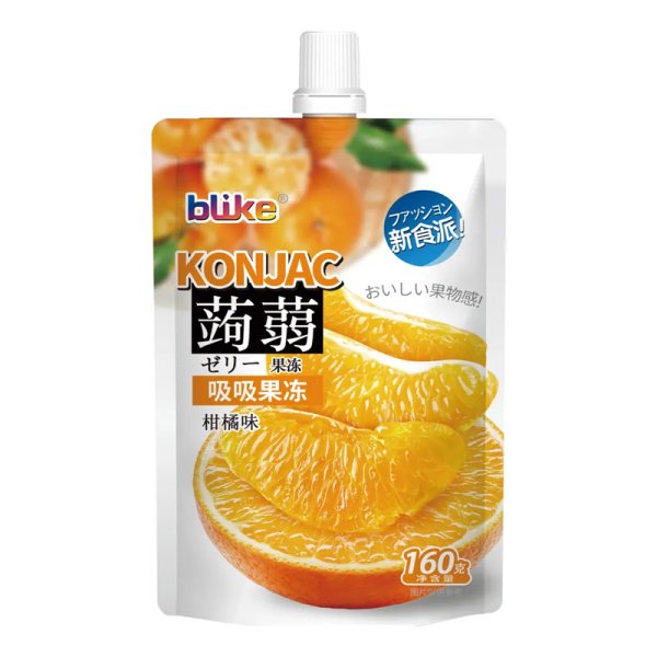 Zhele pitevoe s konzhakom Blike Apelsin 160g