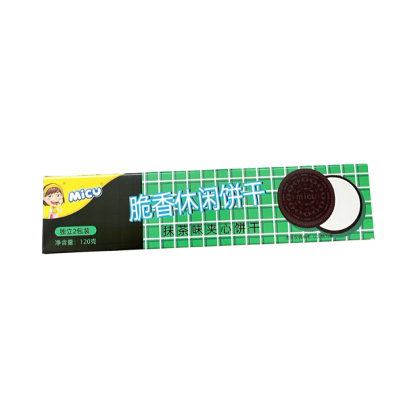 Pikantnoe pechene-sendvich MICU so vkusom matcha 120g