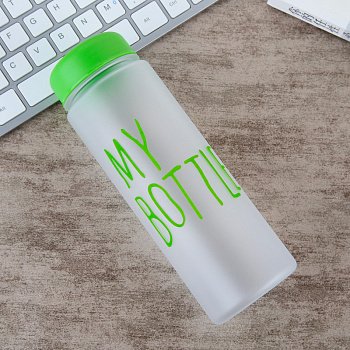 Бутылка Yokee My Bottle матовая зеленая 500мл