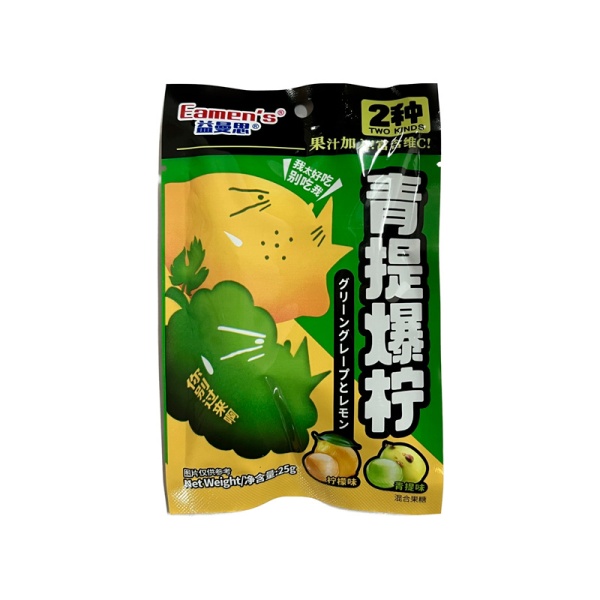 Konfety Eamens Limon vinograd 25g