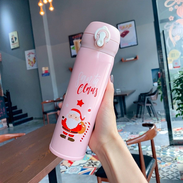 Termos Yokee Merry Christmas rozovyy 500ml