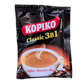 Кофе растворимый Kopiko Classic 3in1 20г