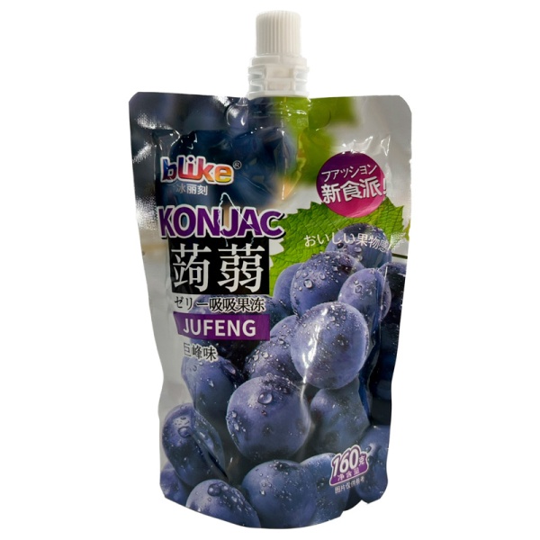 Zhele pitevoe s konzhakom Blike Chernyy vinograd 160g