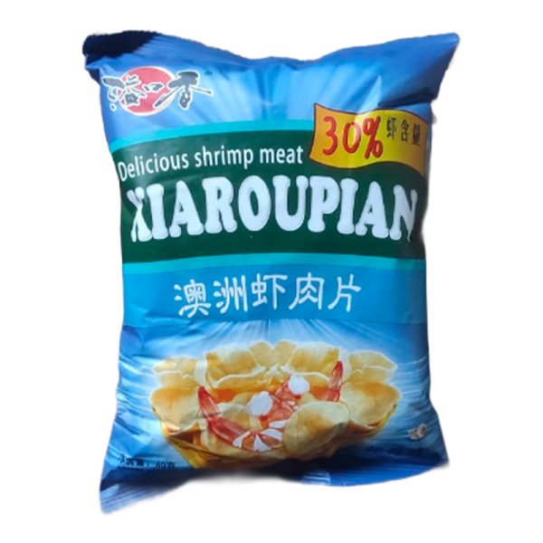 Chipsy Xiaroupian Avstraliyskaya krevetka chesnochnye 40g