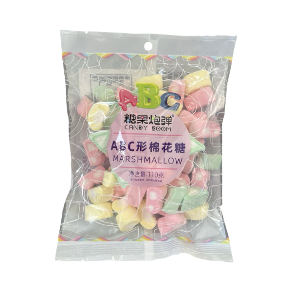 Marshmellou Candy Boom raznotsvetnyy v forme tsvetka 110g