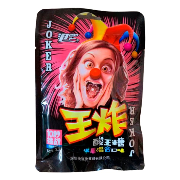 Konfety Wang Zha Jocer Dzhoker kislye fruktovye 23g