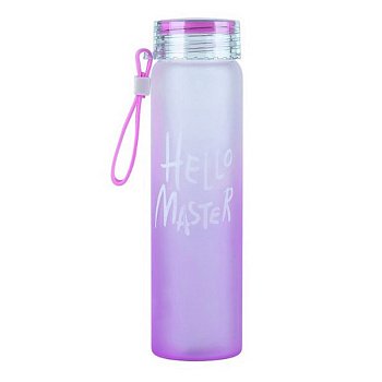 Бутылка Yokee Hello Master матовая фиолетовая 600мл