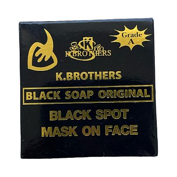 Мыло для лица K.Brothers с экстрактами трав Black  Soap 50г