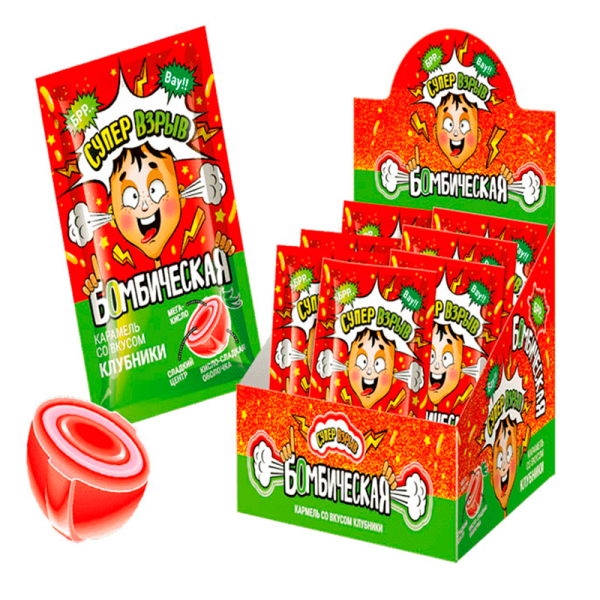 Karamel bombicheskaya Super Vzryv Arbuz 13g