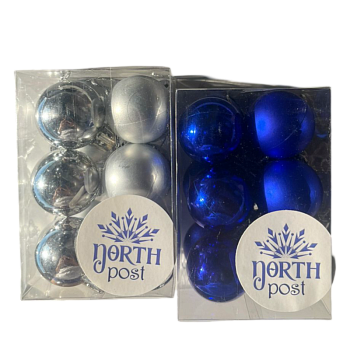 Новогодние шары North post 3см 12шт