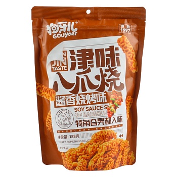 Чипсы Gouyaer Jinwei Octopus Yaki осьминог барбекю 188г