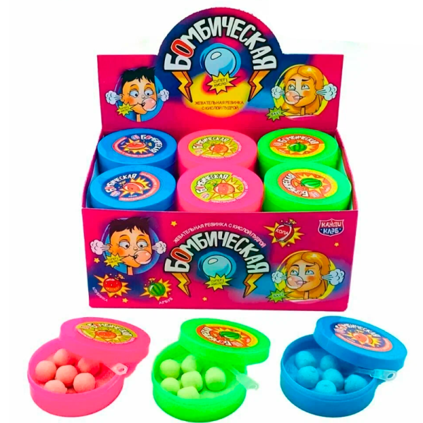 Zhevatelnaya rezinka Kandi master s kisloy pudroy 15g