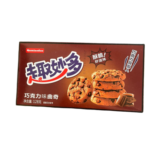 Pechene Qumiaoduo c kusochkami shokolada 128g