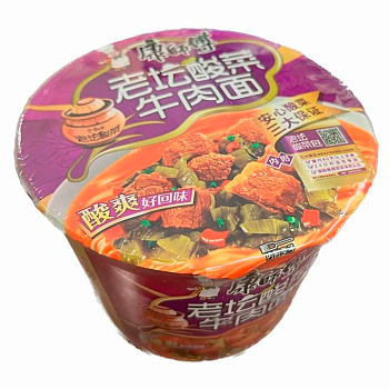 Лапша Master Kong со вкусом говядины и капусты 122г