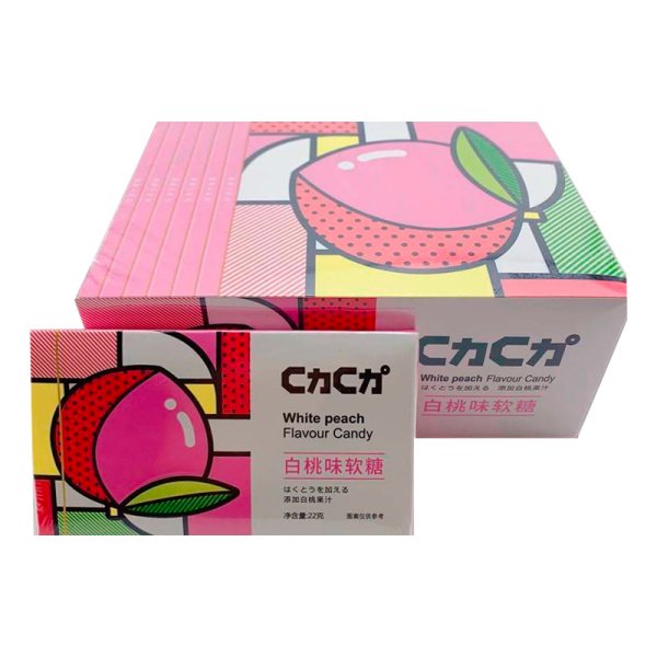 Konfety zhevatelnye C.C. Persik 18g