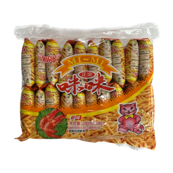 Chipsy MiMi so vkusom krevetki 10g