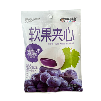 Мармелад Liaxianan с жидкой начинкой виноград 25г