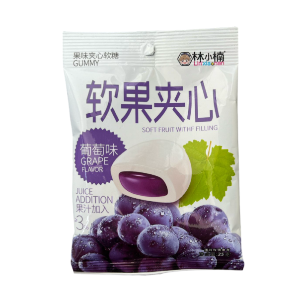 Marmelad Liaxianan s zhidkoy nachinkoy vinograd 25g