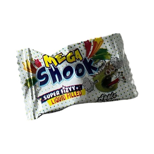 Zhevatelnaya rezinka Mega Shook Yabloko 3,2g