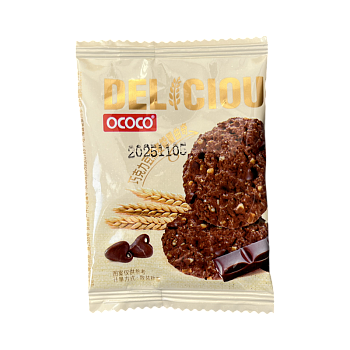 Печенье OCOCO овсяное с шоколадной крошкой
