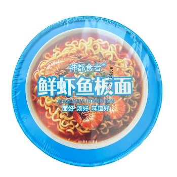 Лапша LeiQia со вкусом креветки 112г