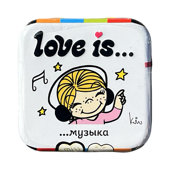 Конфеты Love is освежающие в форме сердца со вкусом морской соли и лимона 20г